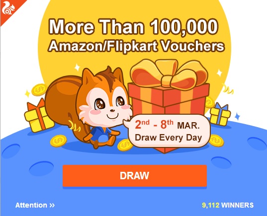 India Desire : UC Browser Super Day 24th May: Get Free Amazon Gift Voucher Worth Rs 1000 [Lucky PC Users]